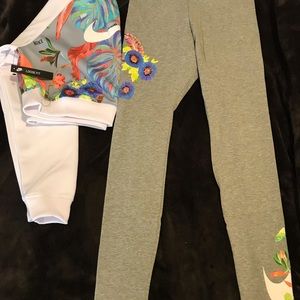 nike floral outfit